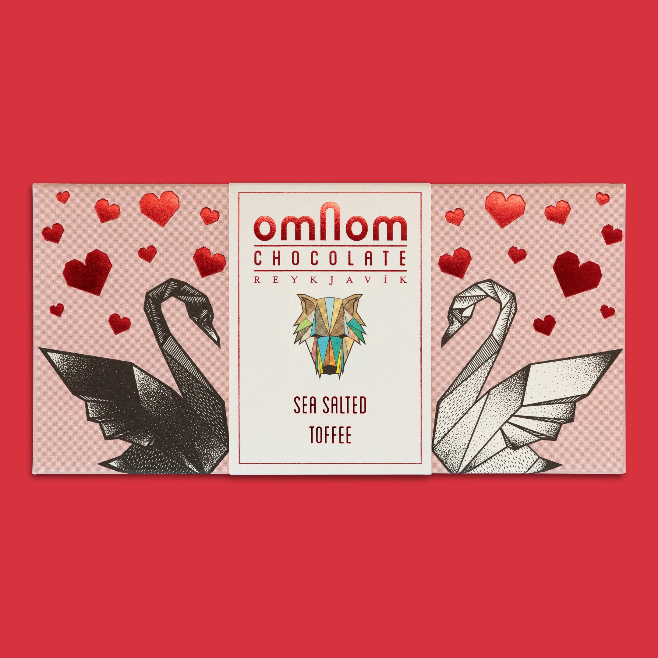 Sea Salted Toffee by Omnom in original product packaging