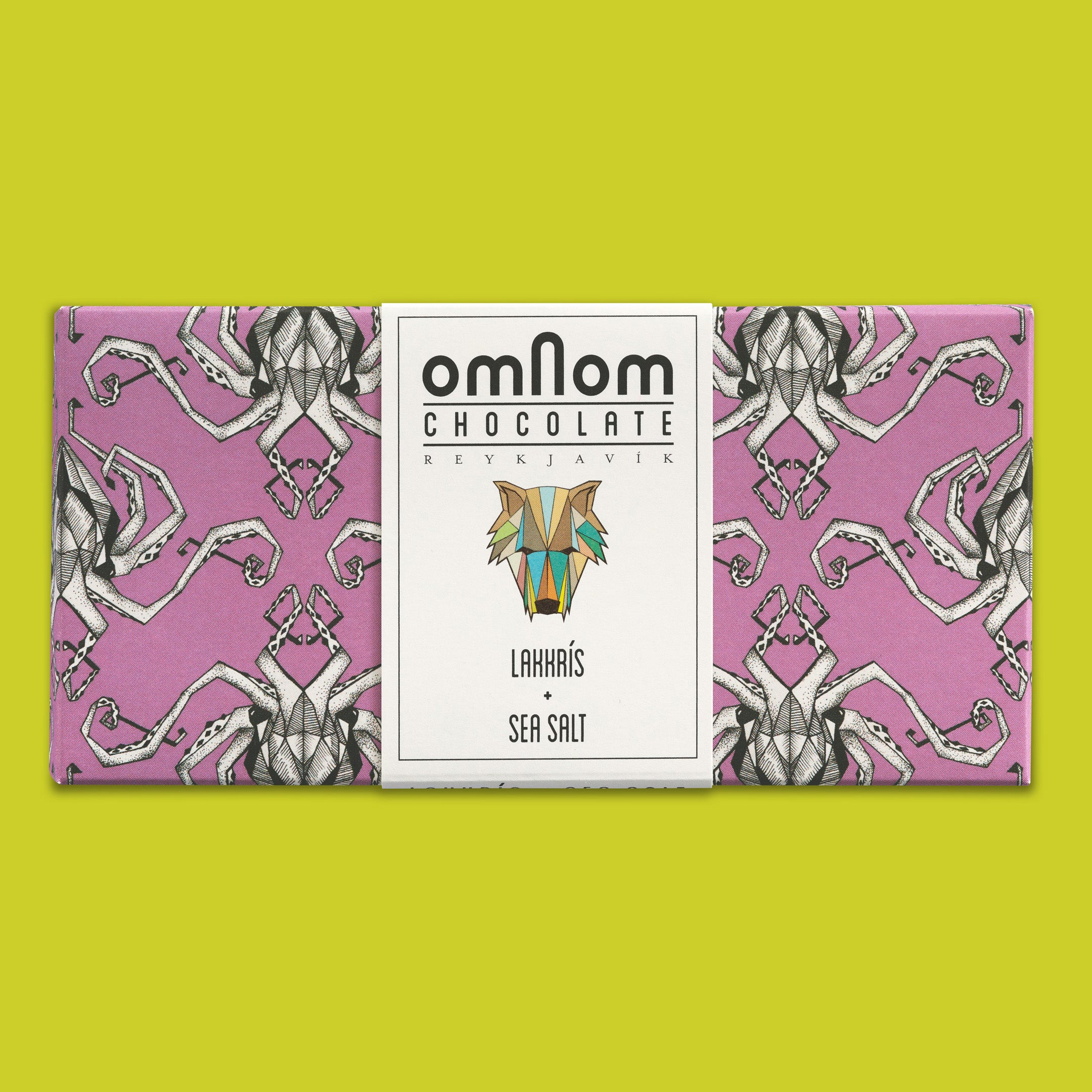Lakkrís + Sea Salt by Omnom in original product packaging